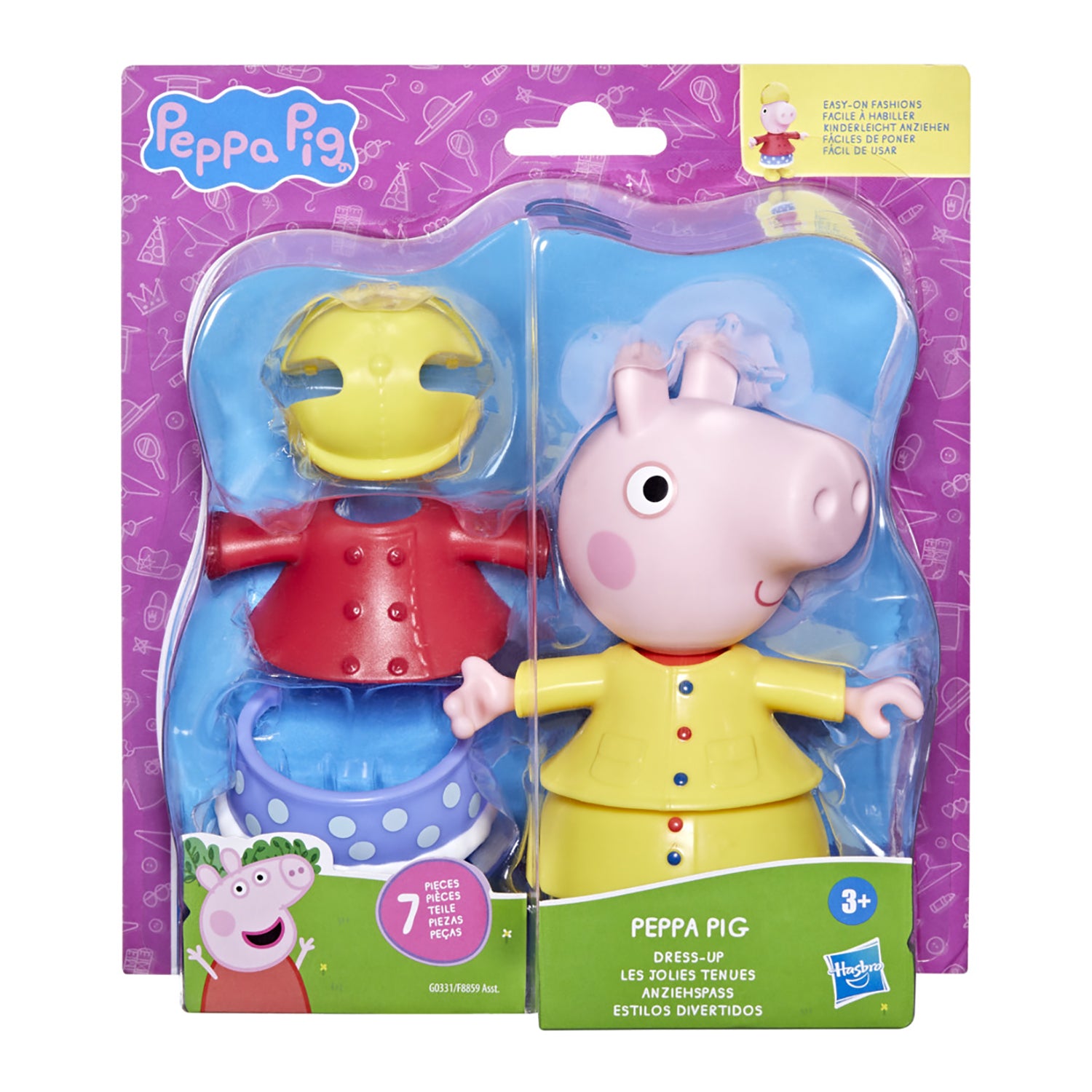HASBRO - Peppa Pig Dress-Up – Personaggio con Abiti e Accessori
